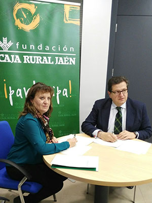 Convenio de colaboración Caja Rural Jaén y Asociación Montilla Bono